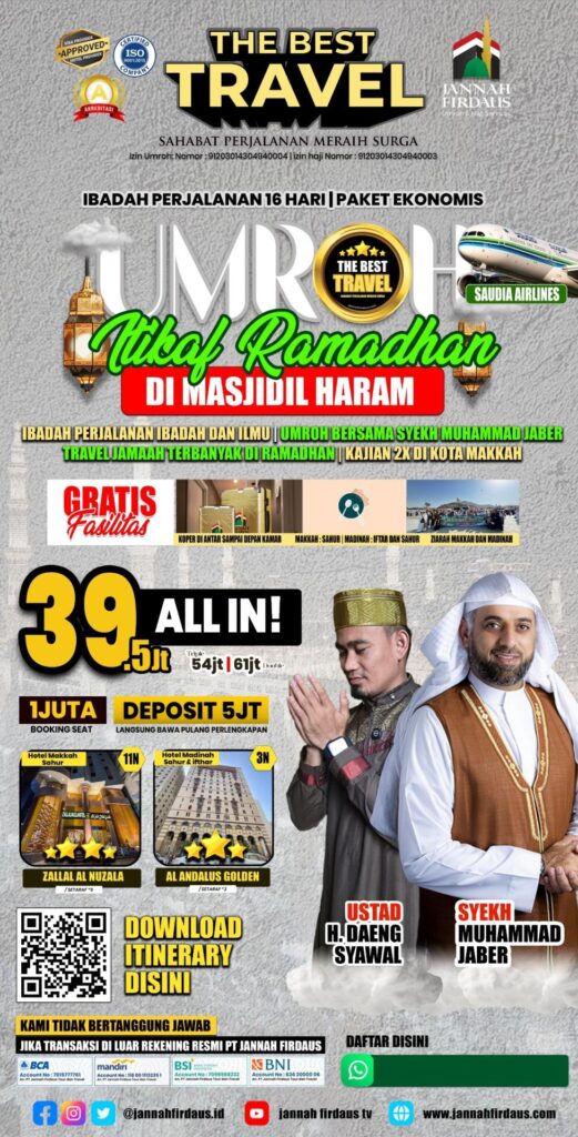 Paket Umroh i'tikaf Ramadhan