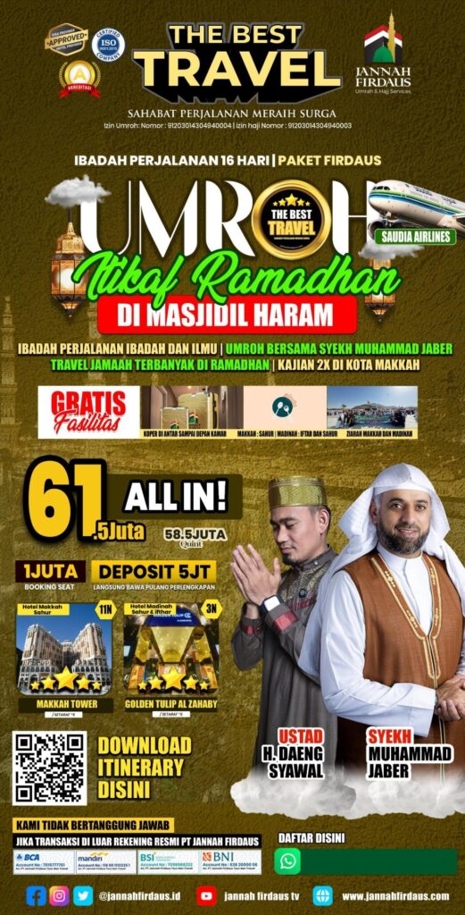 Paket Umroh i'tikaf Ramadhan