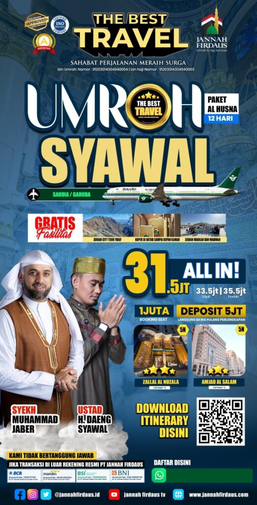 pAKET uMRAH sYAWAL 2026