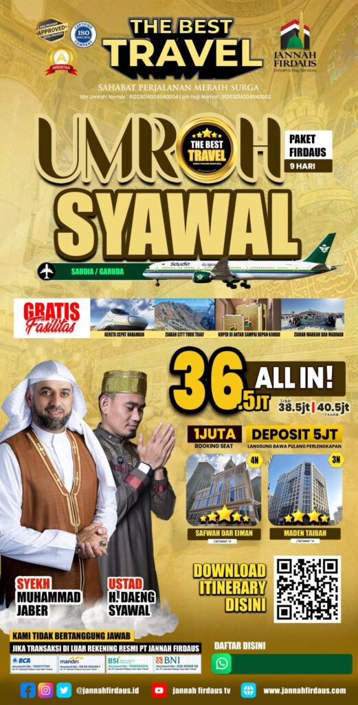 pAKET uMRAH sYAWAL 2026