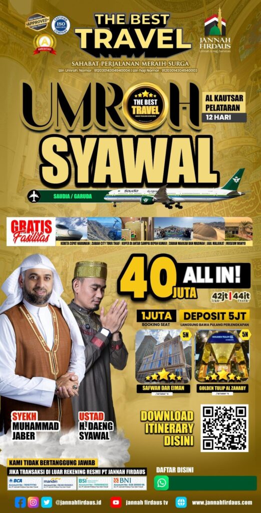 pAKET uMRAH sYAWAL 2026